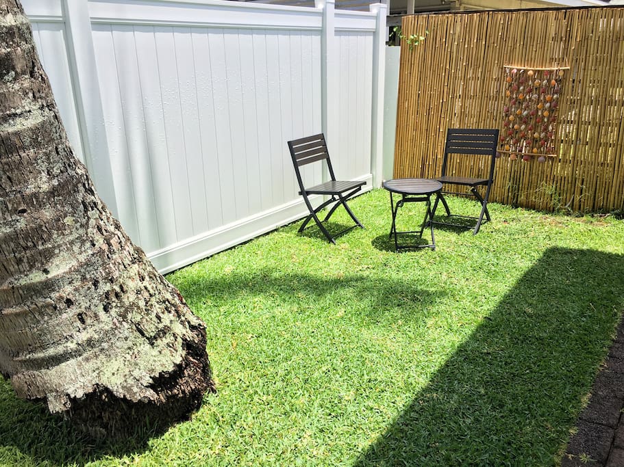 Philip recently left feedback saying "we found everything we needed & more! Christian also provided beach chairs with an umbrella & a cute newly purchased patio set that made outside sitting very enjoyable."