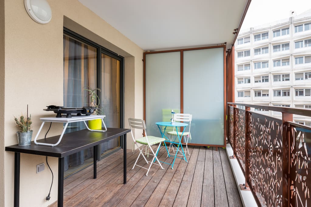 Balcon aménagé