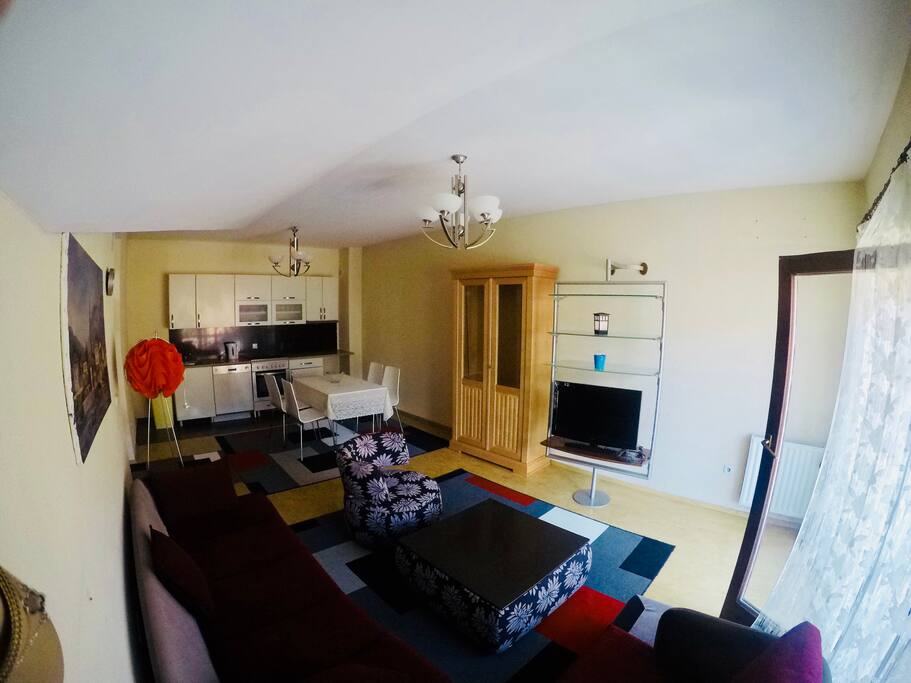 Living Room and Kitchen