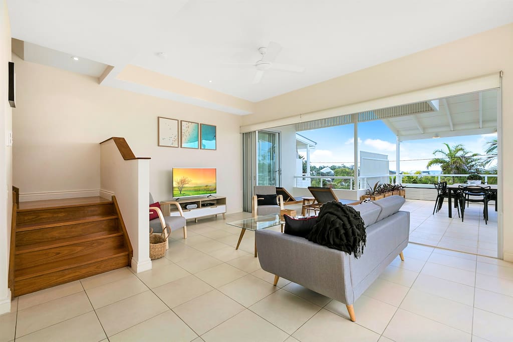 Stylish and beautiful interiors and views from the main living area