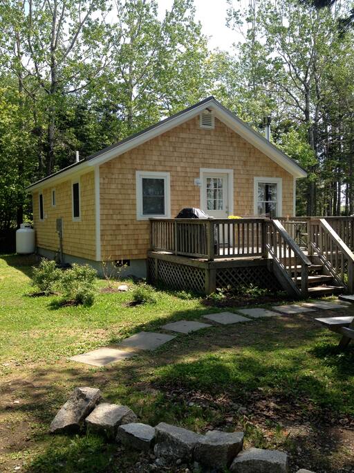 Deck ideal for BBQs and enjoying the breeze.