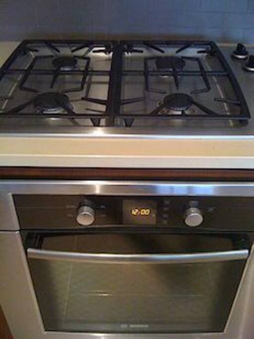 High end appliances in the kitchen with everything you need.