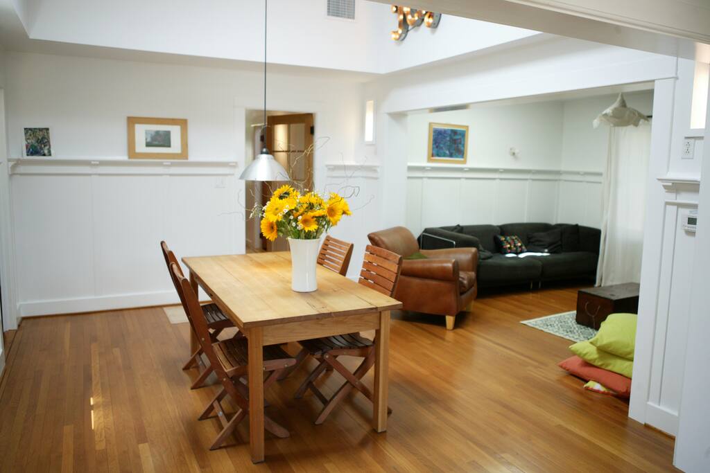 Living room dining table