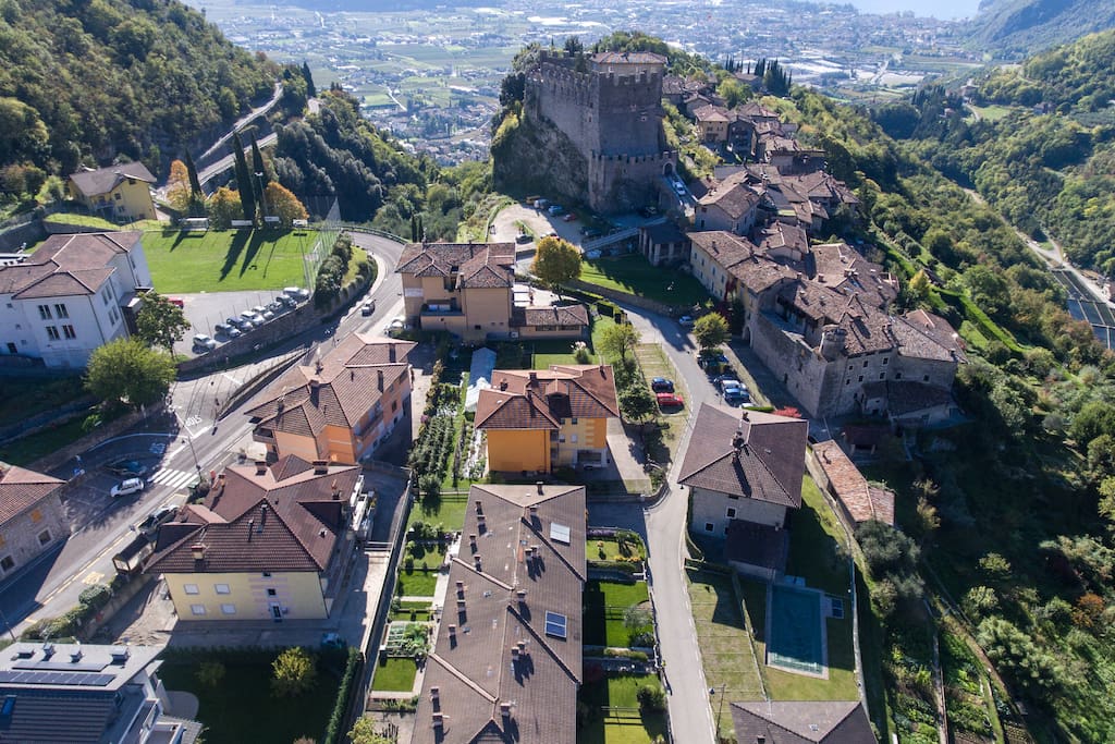 Villa Stanga dall'alto