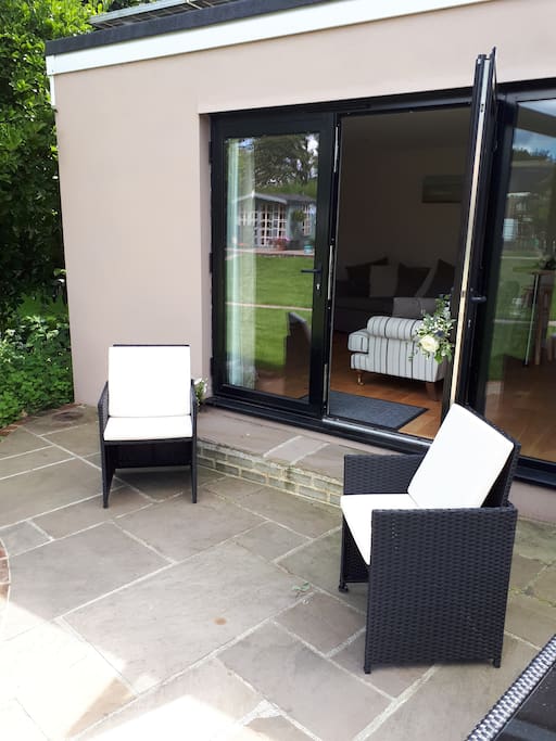 Outside seating area