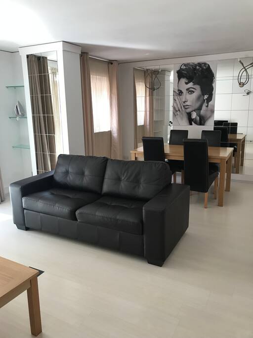 Living room with sofabed