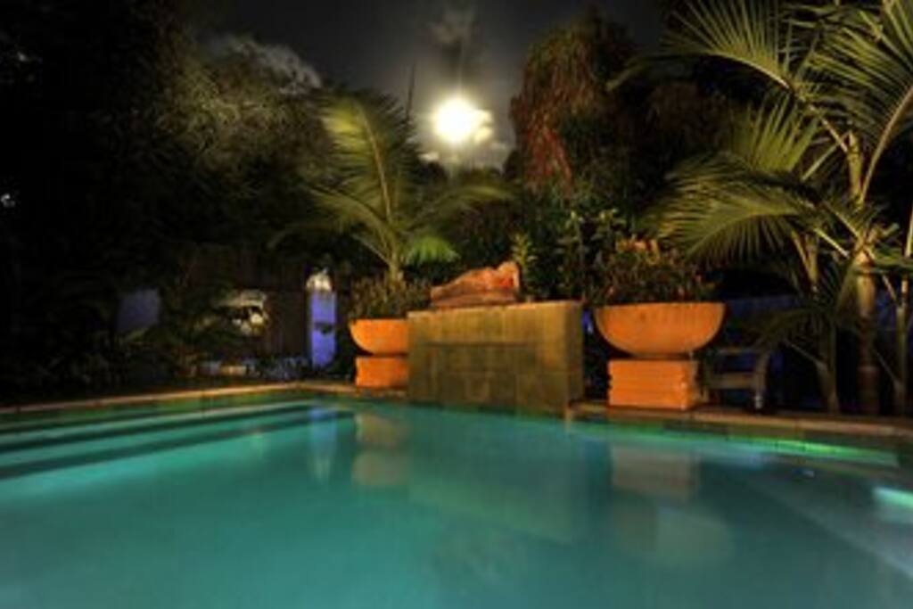 pool by night