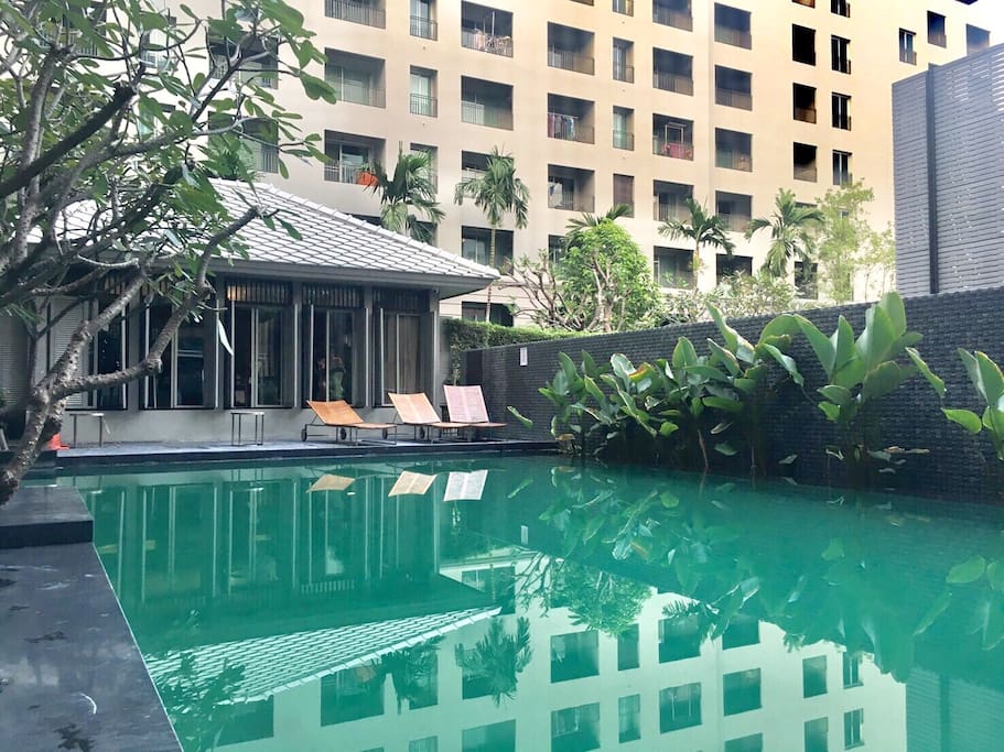 Nice swimming pool.