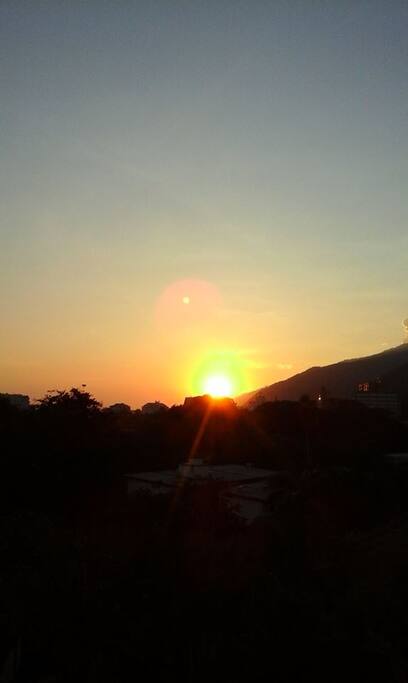 evryday sunrise breakfast from the balcony