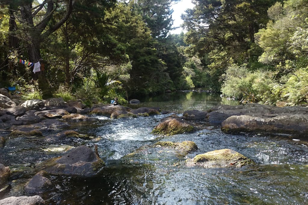 The river, beautiful swimming.