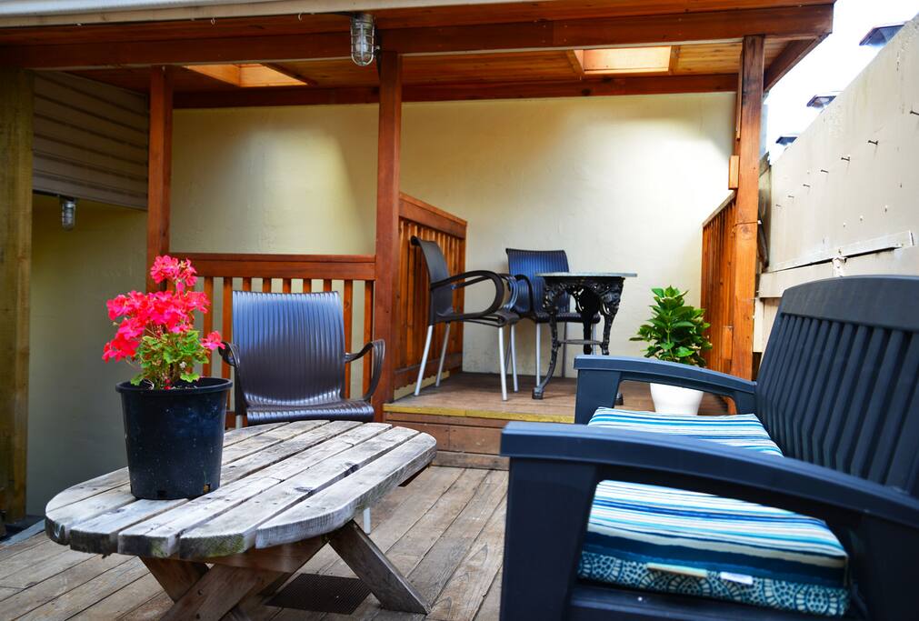 Guesthouse lovely external patio