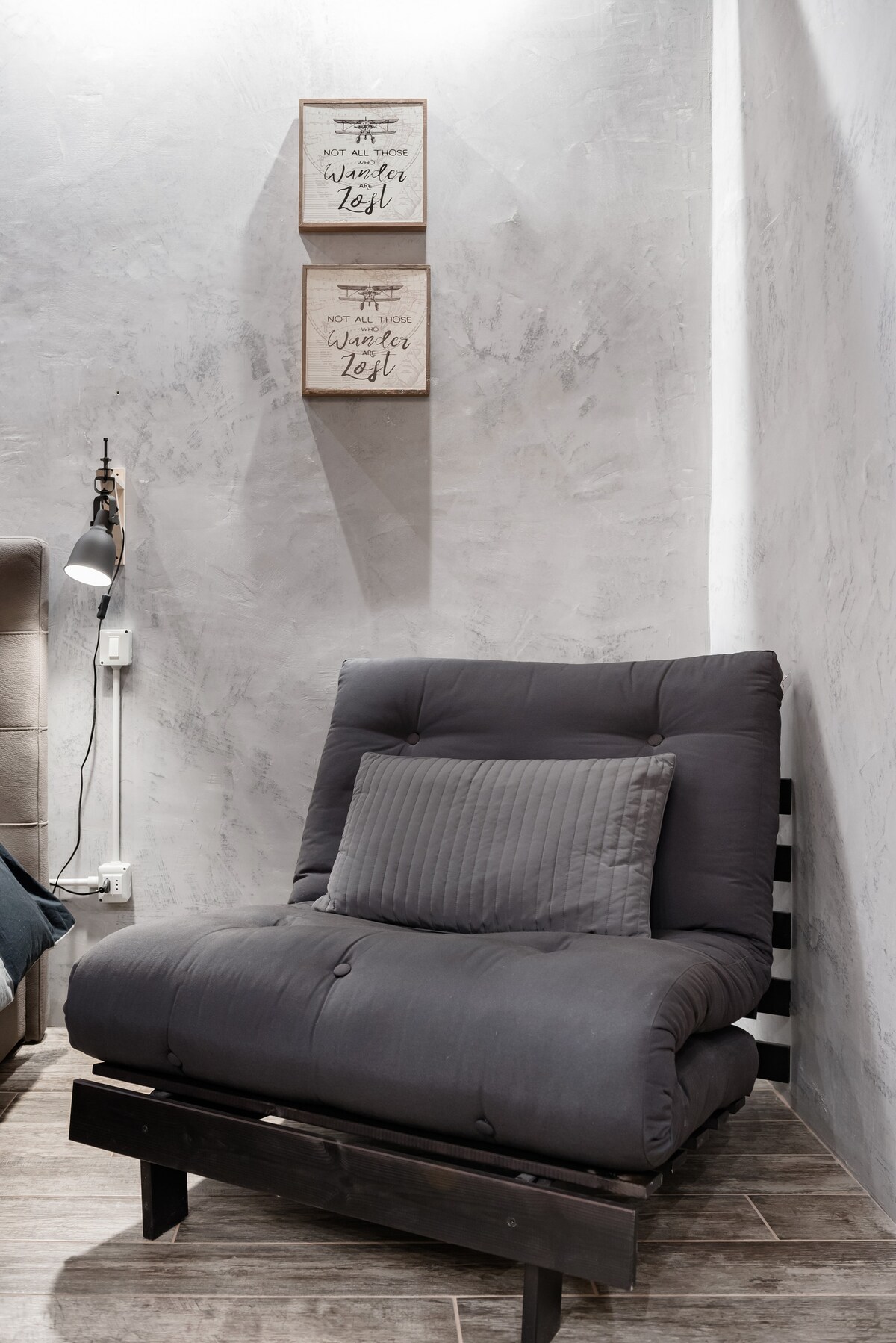 Silla de salón, futón.