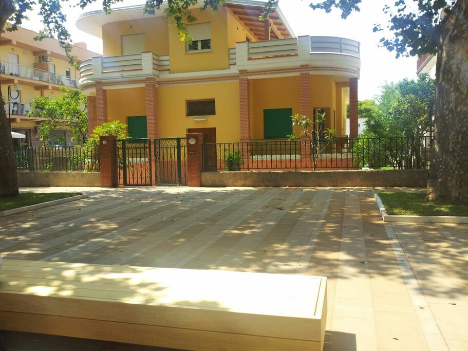 Panoramica della villa