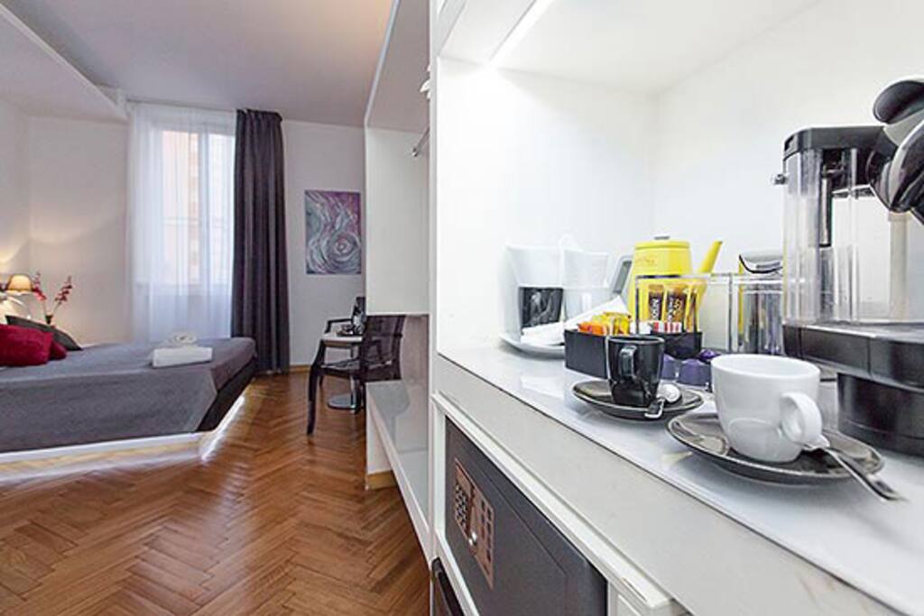 letto e corner bar