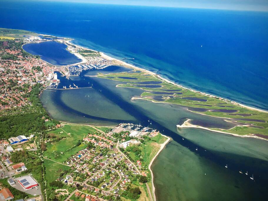 Heiligenhafen von oben, 20.05.2018