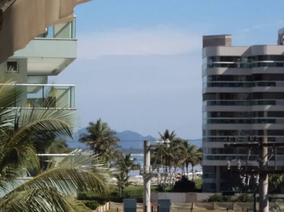 Vista da varanda para a praia