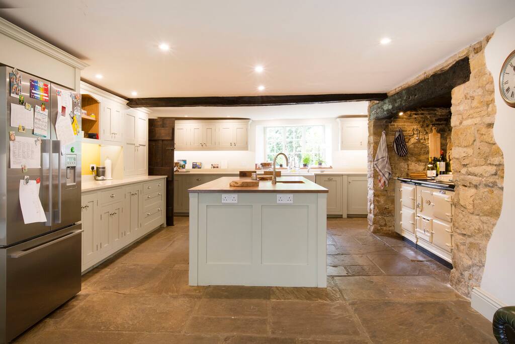 Huge Fisher-Paykel fridge-freezer and loads of work space
