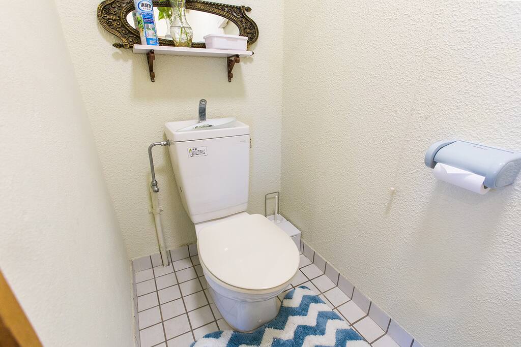 個室専用のトイレ