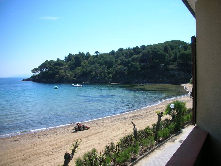Vista dal terrazzino del soggiorno