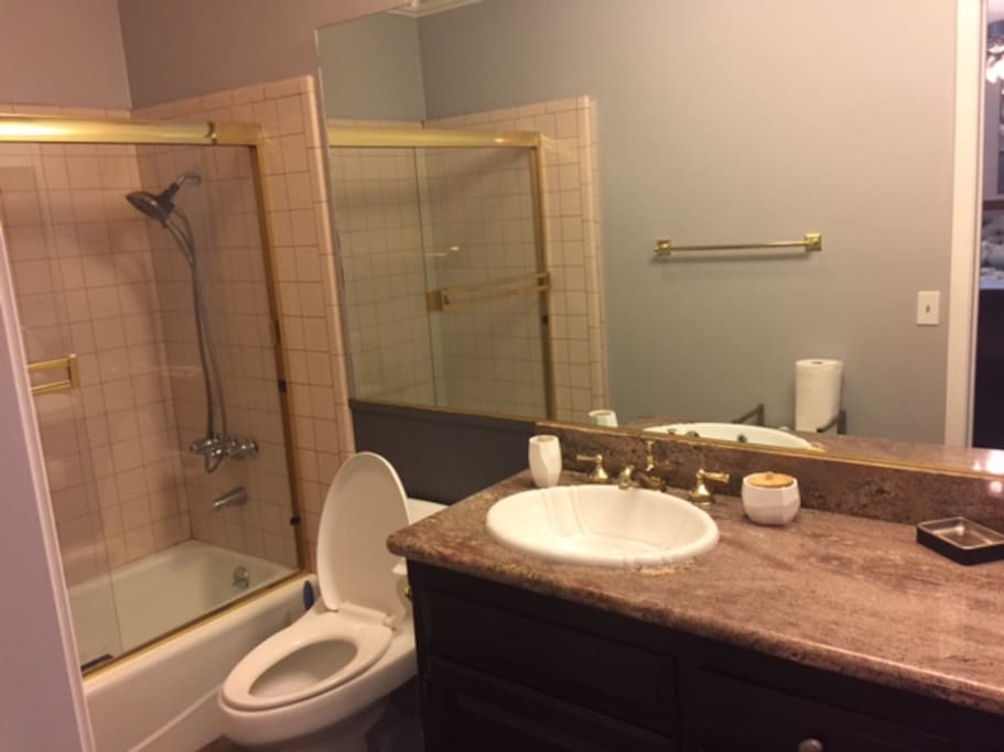 Updated private bathroom