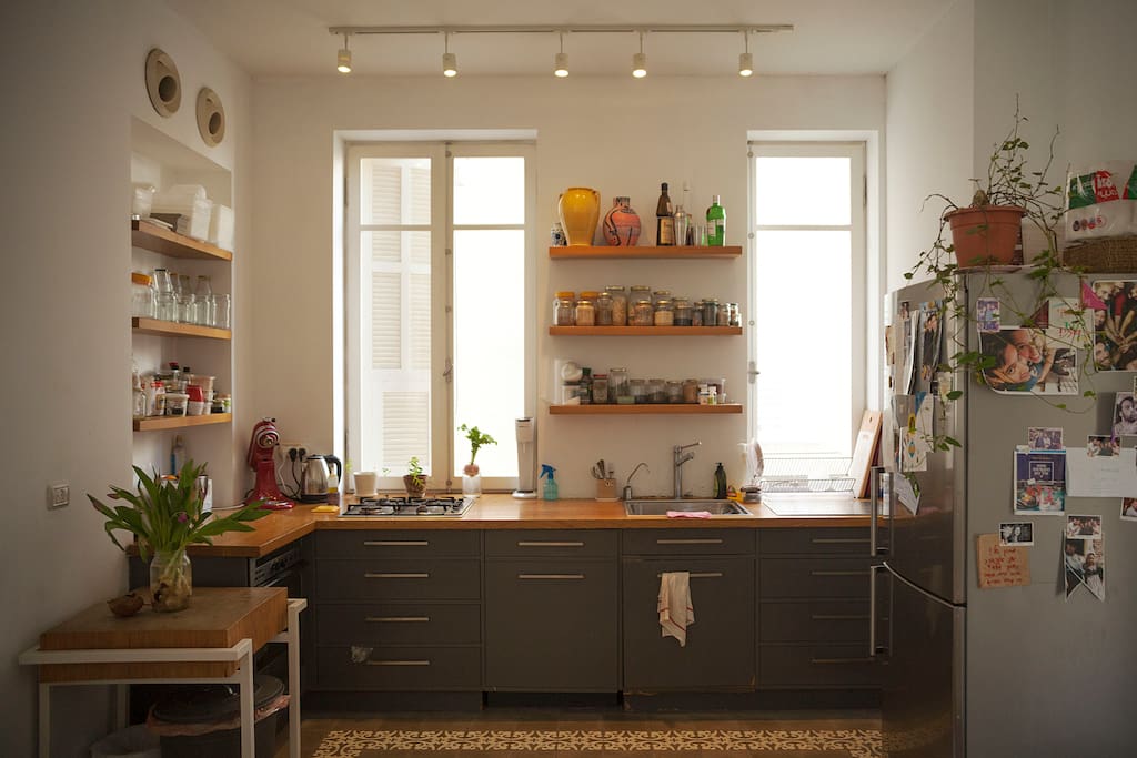 An open-spaced kitchen