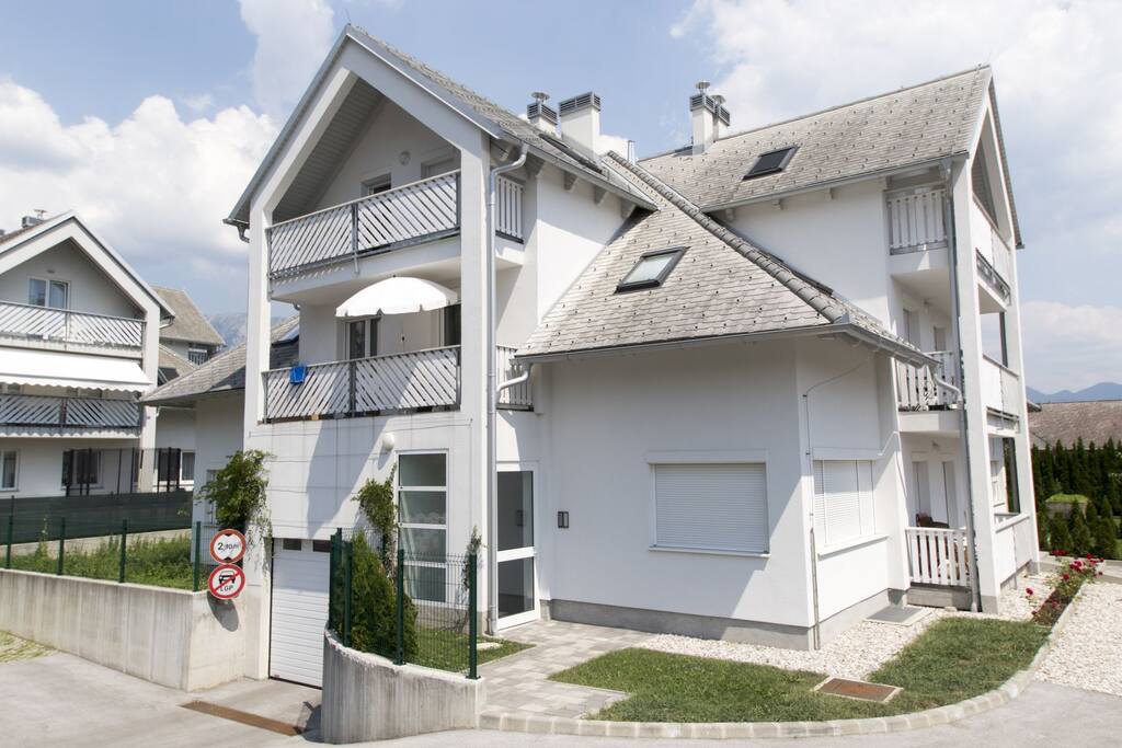 Building was built in 2012, it consists from 10 apartments and a parking garage
