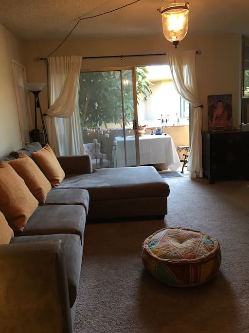 Sitting area in the living room
