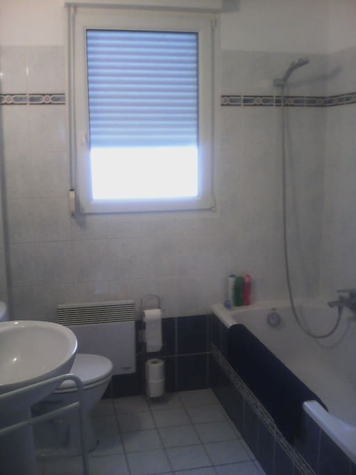 Salle de bains partagée