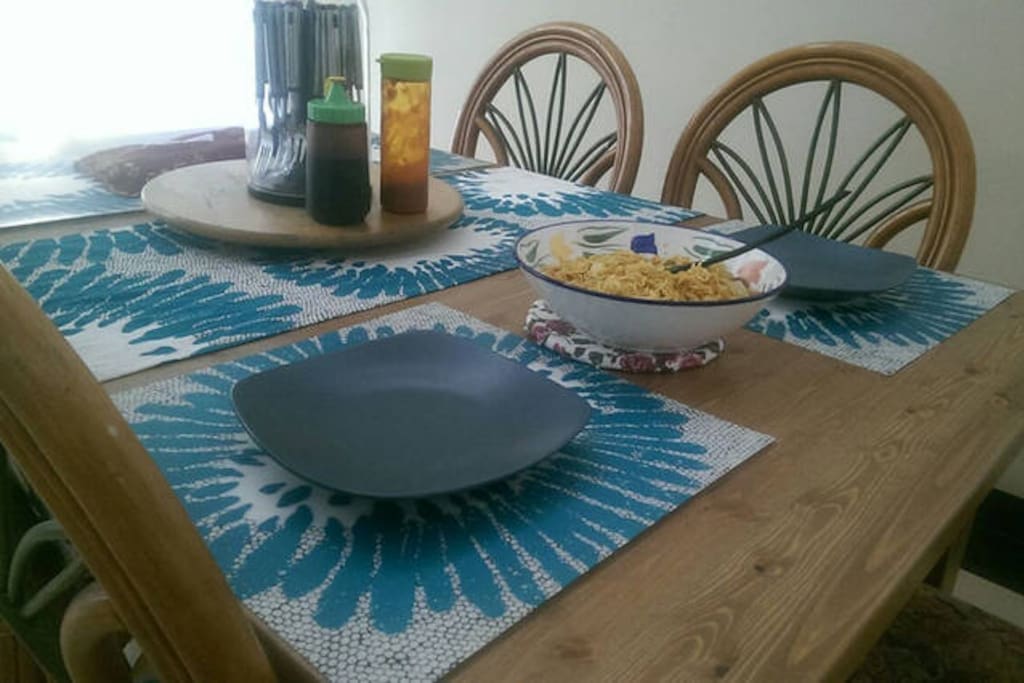 dinning table/area