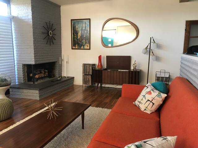 Mid century suburban home