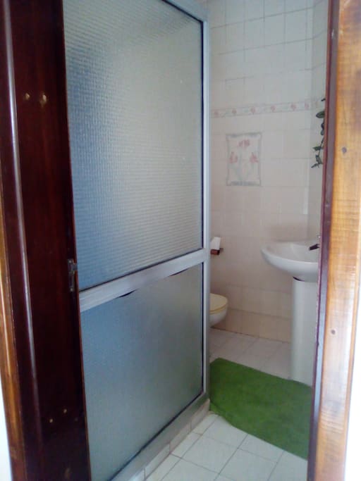 your private bathroom with WC and shower