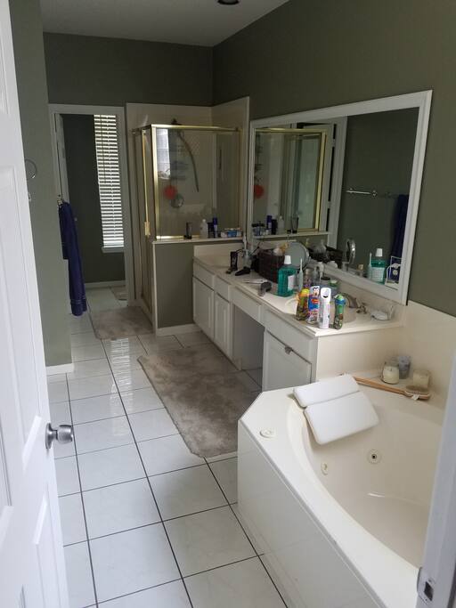 master bath with jacuzzi