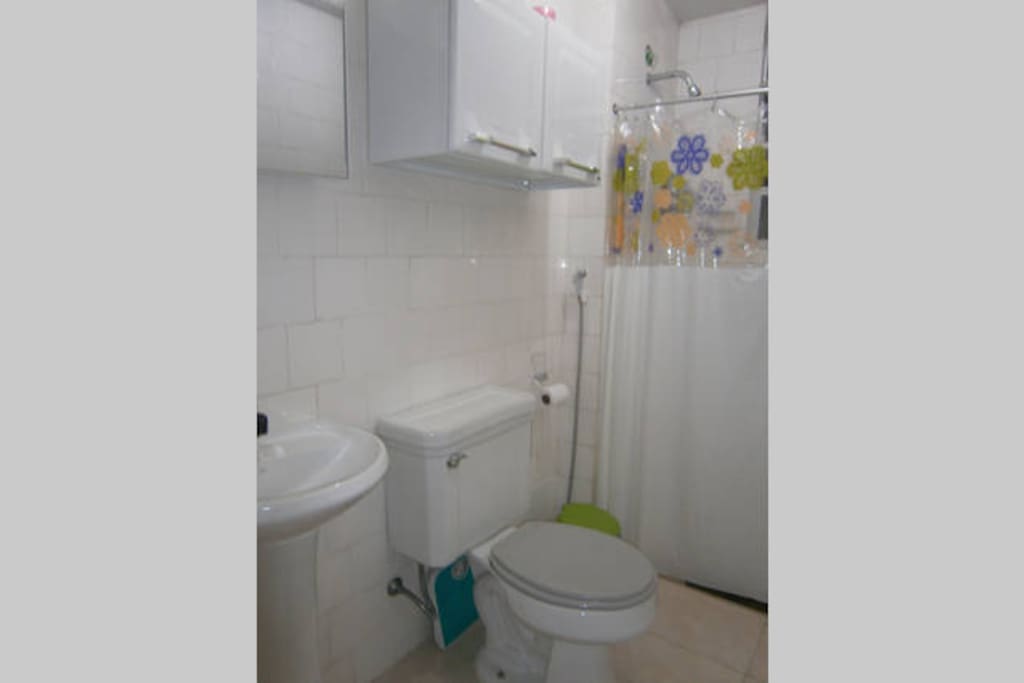 Bathroom is not large, but is sunny and funny :)