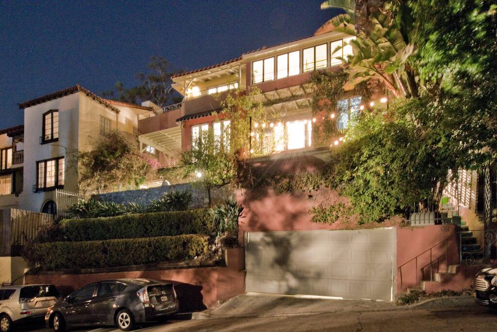 Nightime view of our spectacular home
