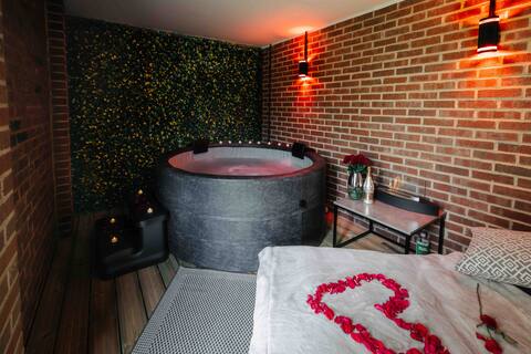 Romantic Couples Getaway with a Hot Tub