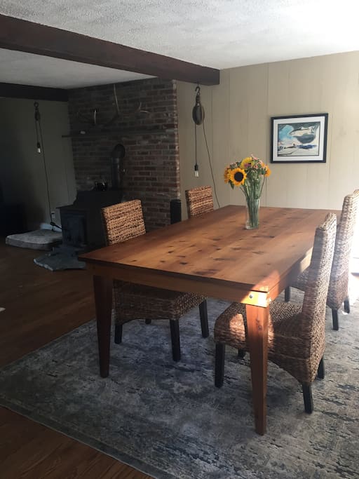 Dining and living room
