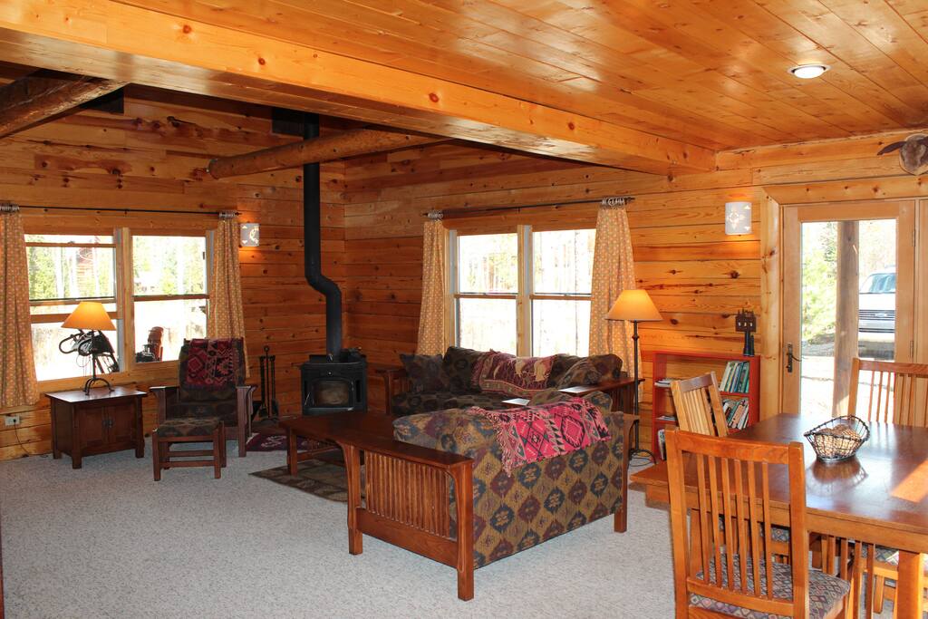 Main level offers an open floor plan