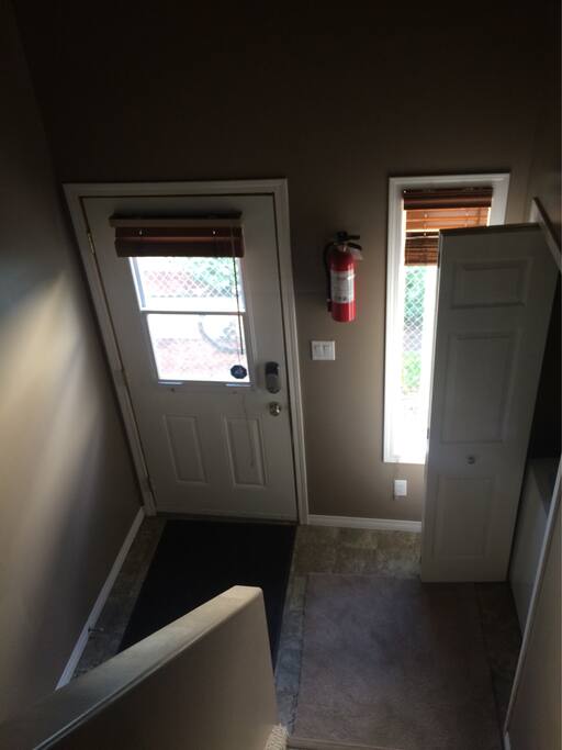 Common area enterance and laundry area