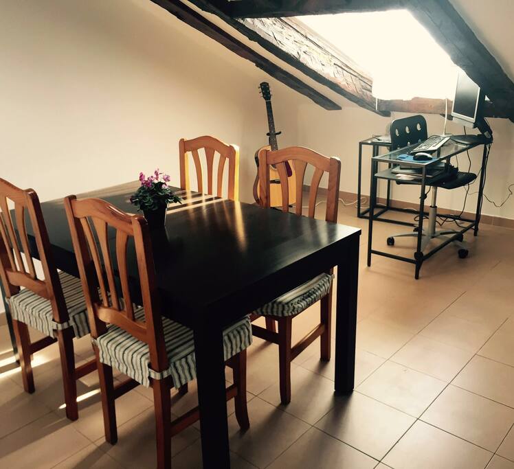 Espacio de la estar con mucha luz