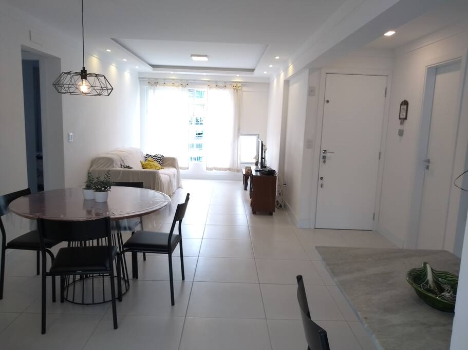 Sala e cozinha conjugada
