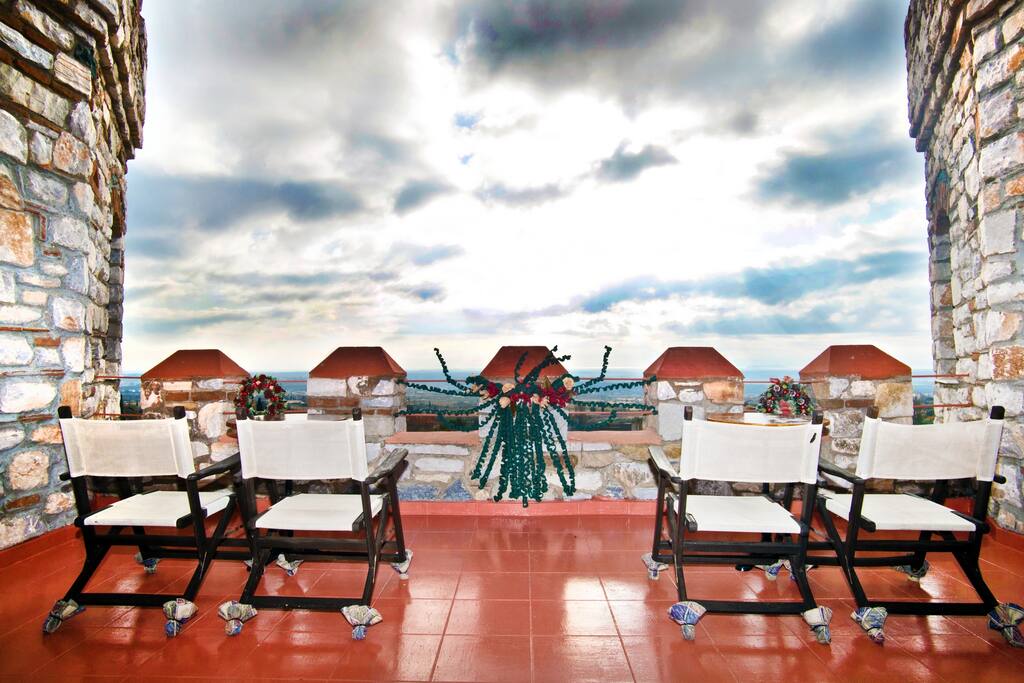 the balcony