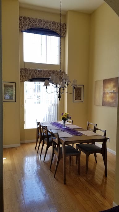 Formal dining space