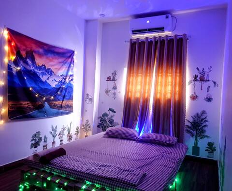Cozy room with a workspace