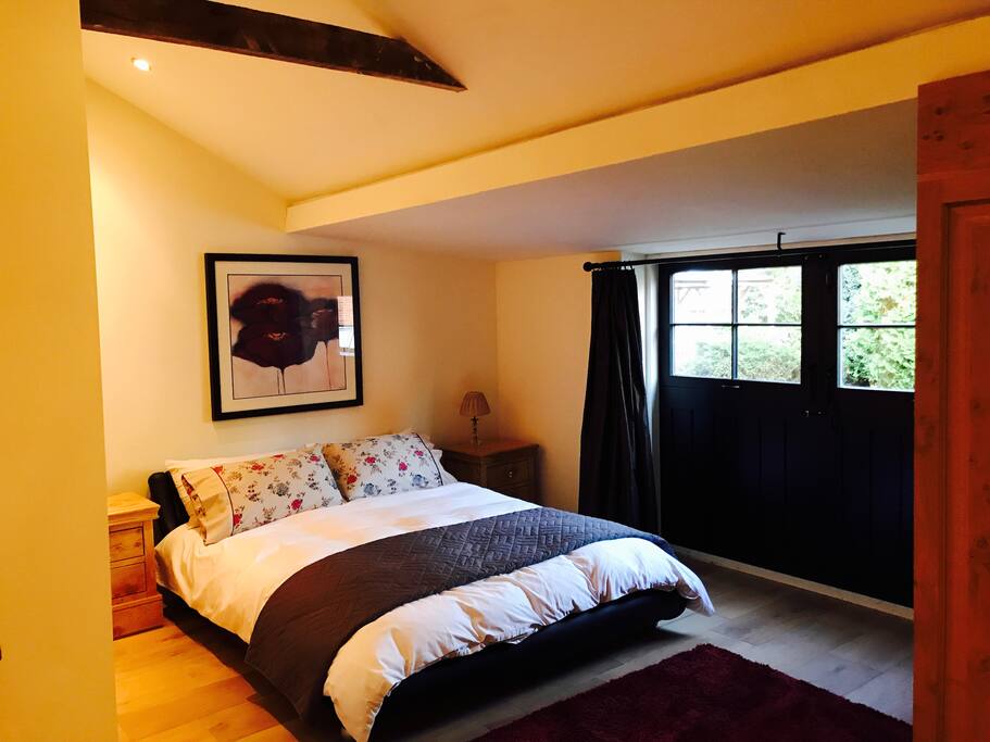 Main bedroom en-suite with garden view