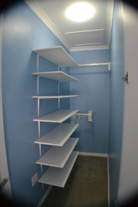 Walk in cupboard
