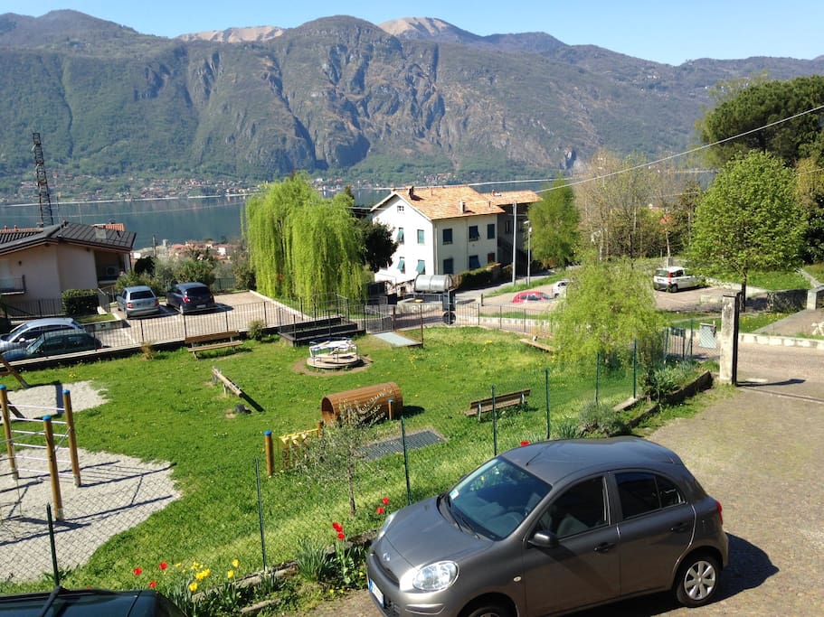 vista dalle finestre