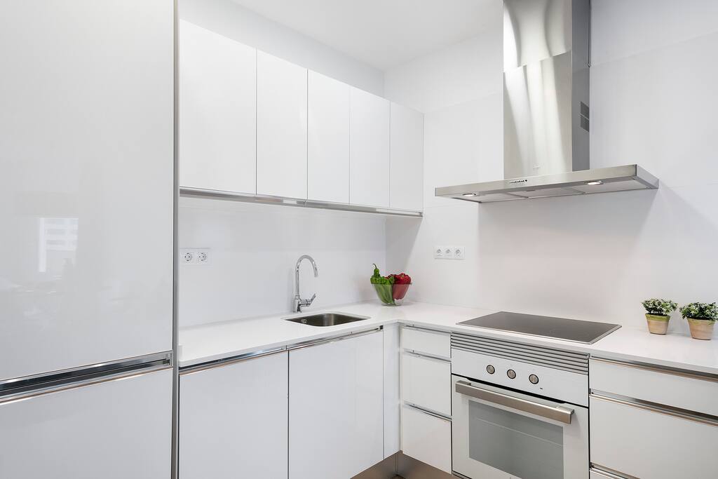 Cocina completamente equipada