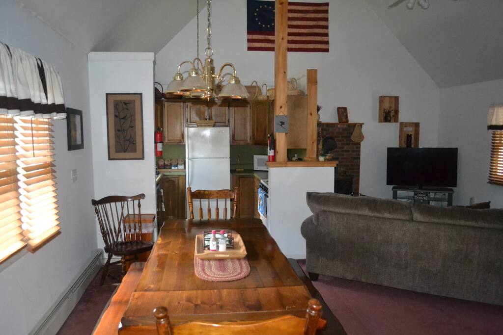 Dinning area and kitchen
