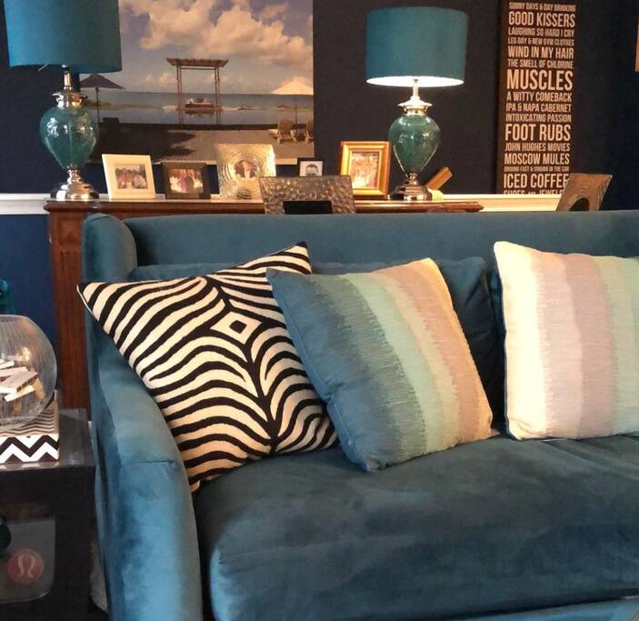 Living room- sofa and one chair