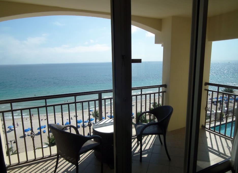 Panoramic view from the Private Balcony